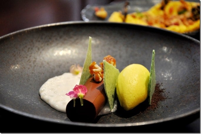 Valrhona Chocolate Cake - Junoon NYC