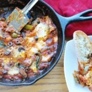 Veggie Pizza Skillet Eggs