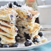 Blueberry Coconut Pancakes