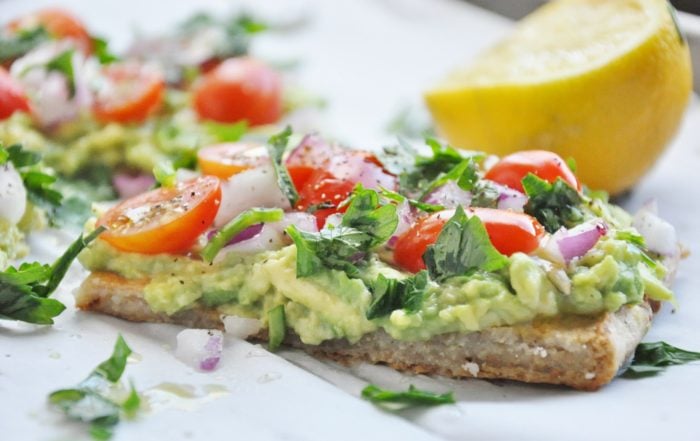 Quinoa Flatbread Avocado Toast