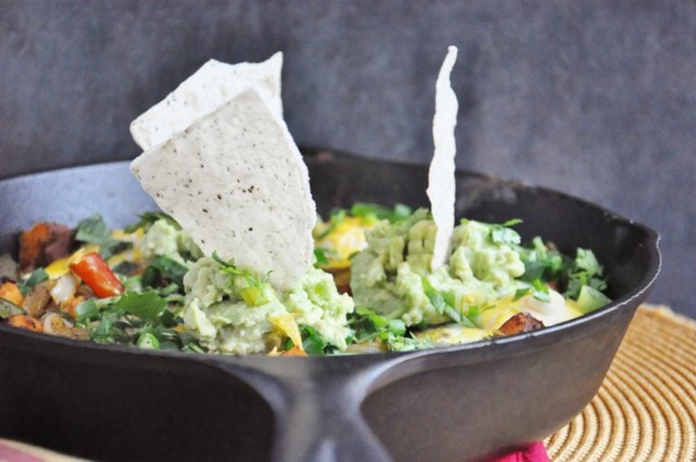Eggs Fajita Breakfast Skillet (gluten free, paleoish, healthyish