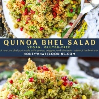 Quinoa Bhel Salad pin.
