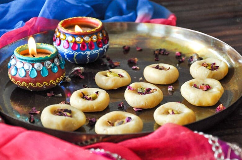 Milk Peda | Doodh Peda (gluten-free, 5 ingredients)