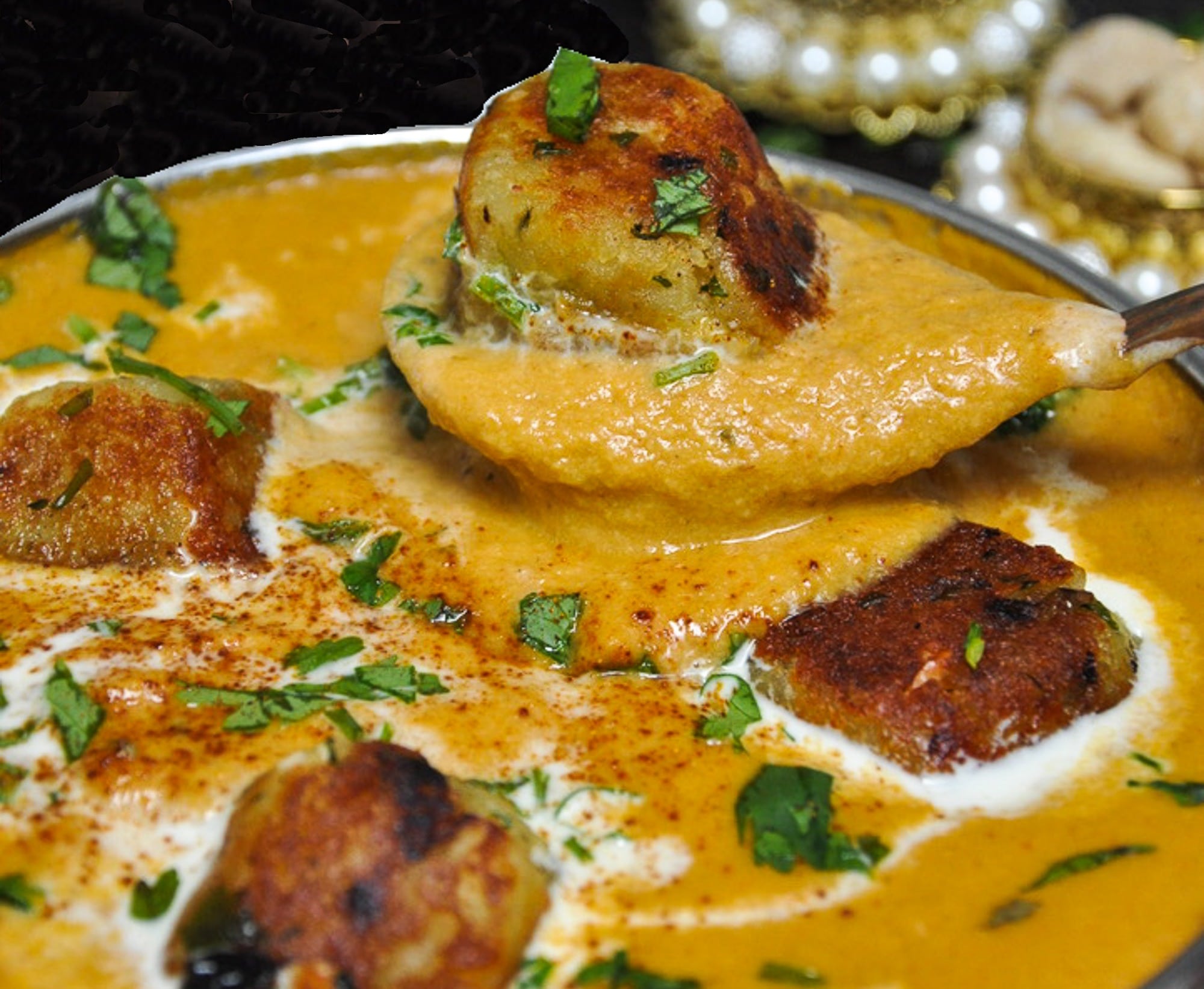 Malai Kofta (no fry, no butter, no cream, GF) Honey, Whats Cooking