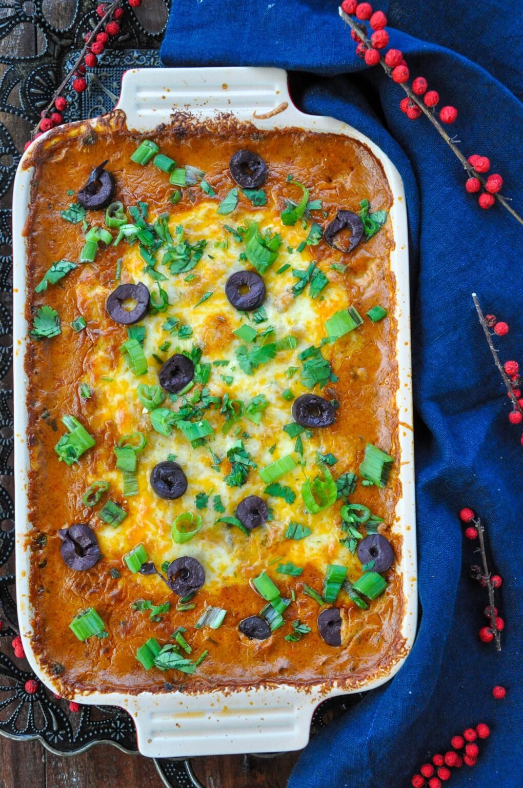 Enchilada Bean Dip (vegetarian, glutenfree) Honey, Whats Cooking