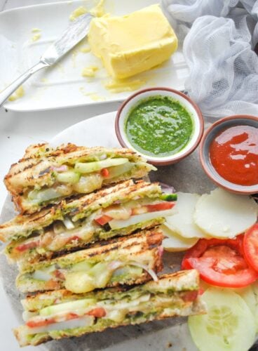 Giant Mumbai-style sandwich
