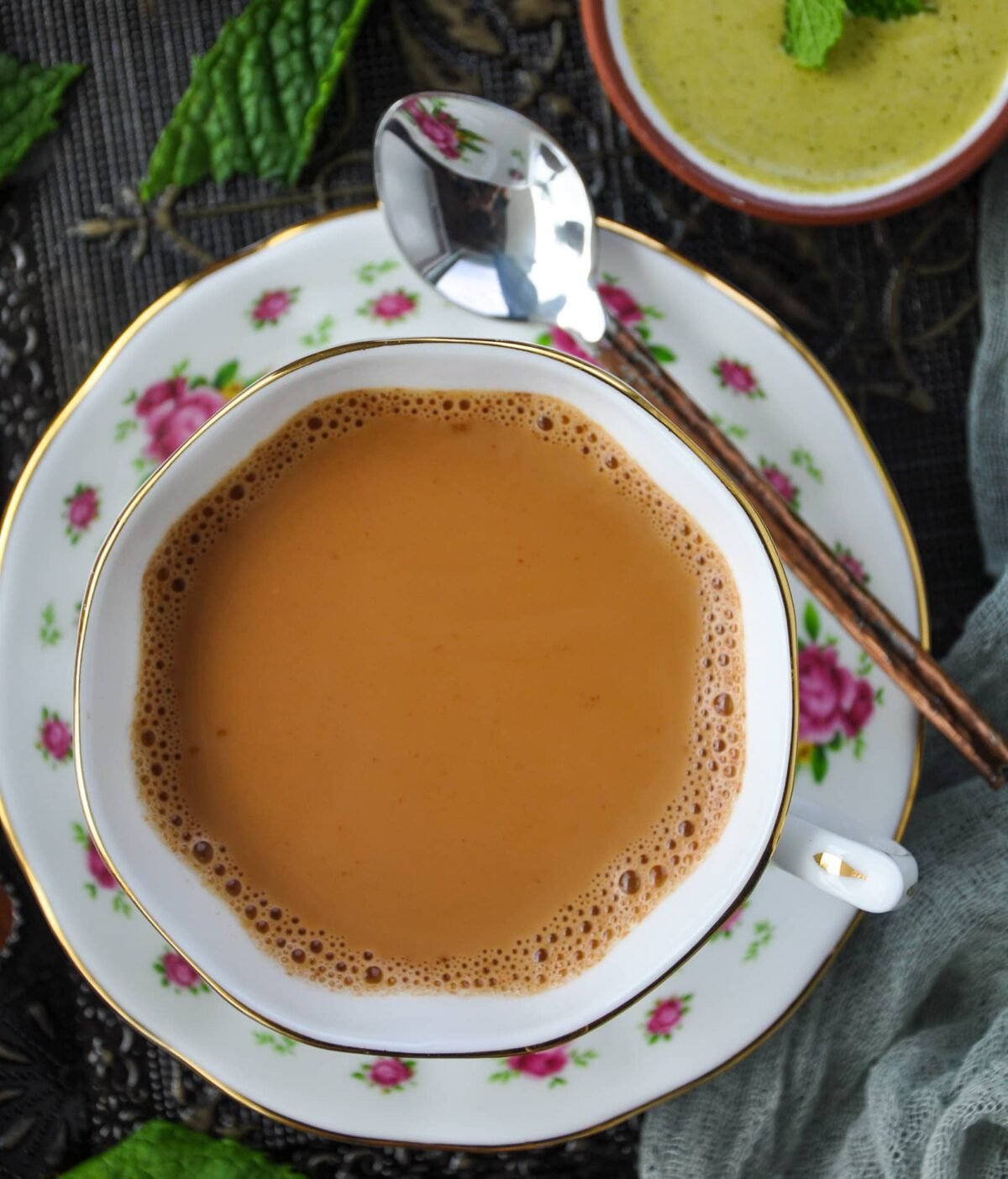 Mint Tea (Pudhina Chai) Honey, Whats Cooking