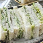 Cucumber Chutney Cheese Tea Sandwiches