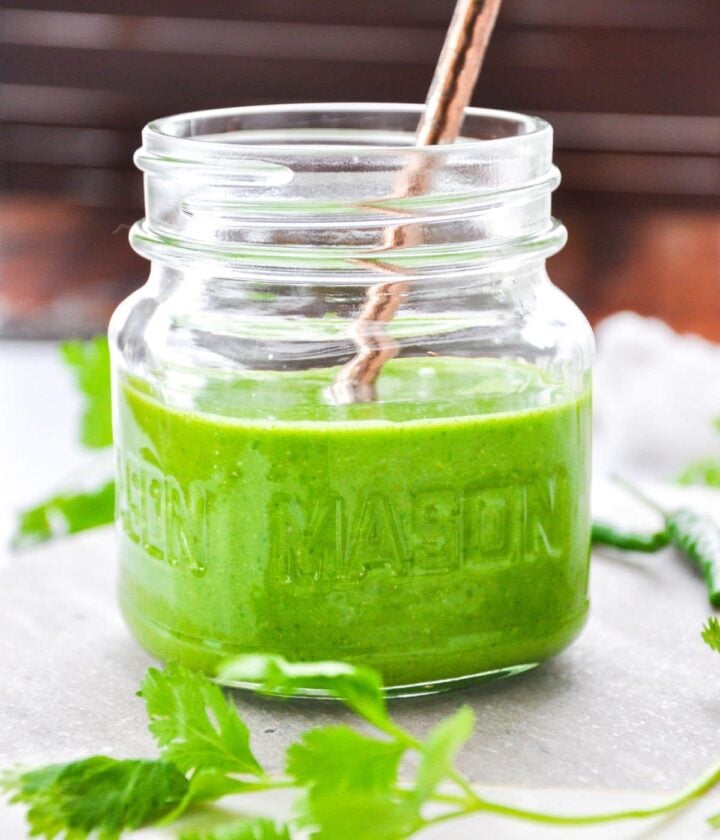 Cilantro Chutney (vegan) Honey, Whats Cooking