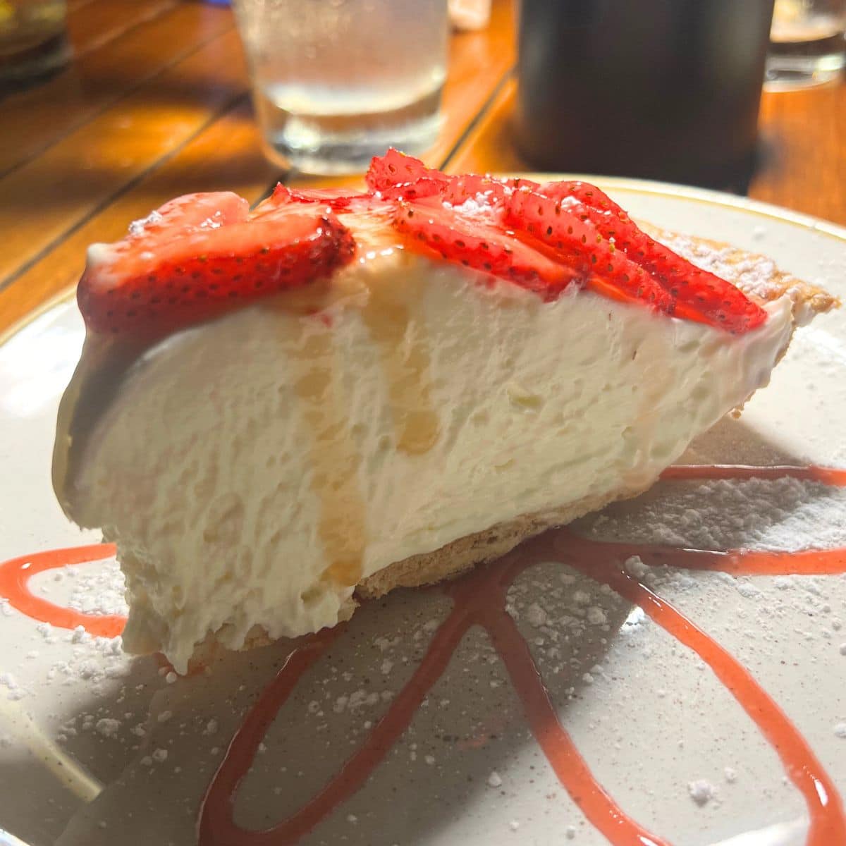 Strawberry pie from Monkeypod Kitchen.